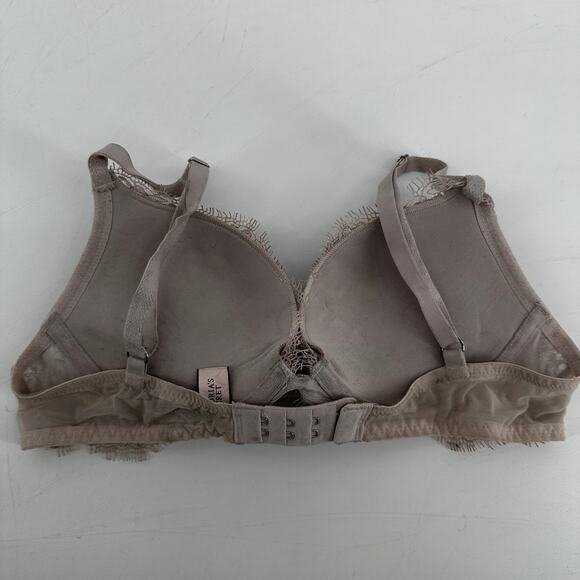 Victoria's Secret Dream Angels Push Up Bra Floral Lace Padded Underwire Pink 32B - Picture 5 of 5